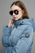 Victoria Ladies Light Weight Insulated Jacket Blue