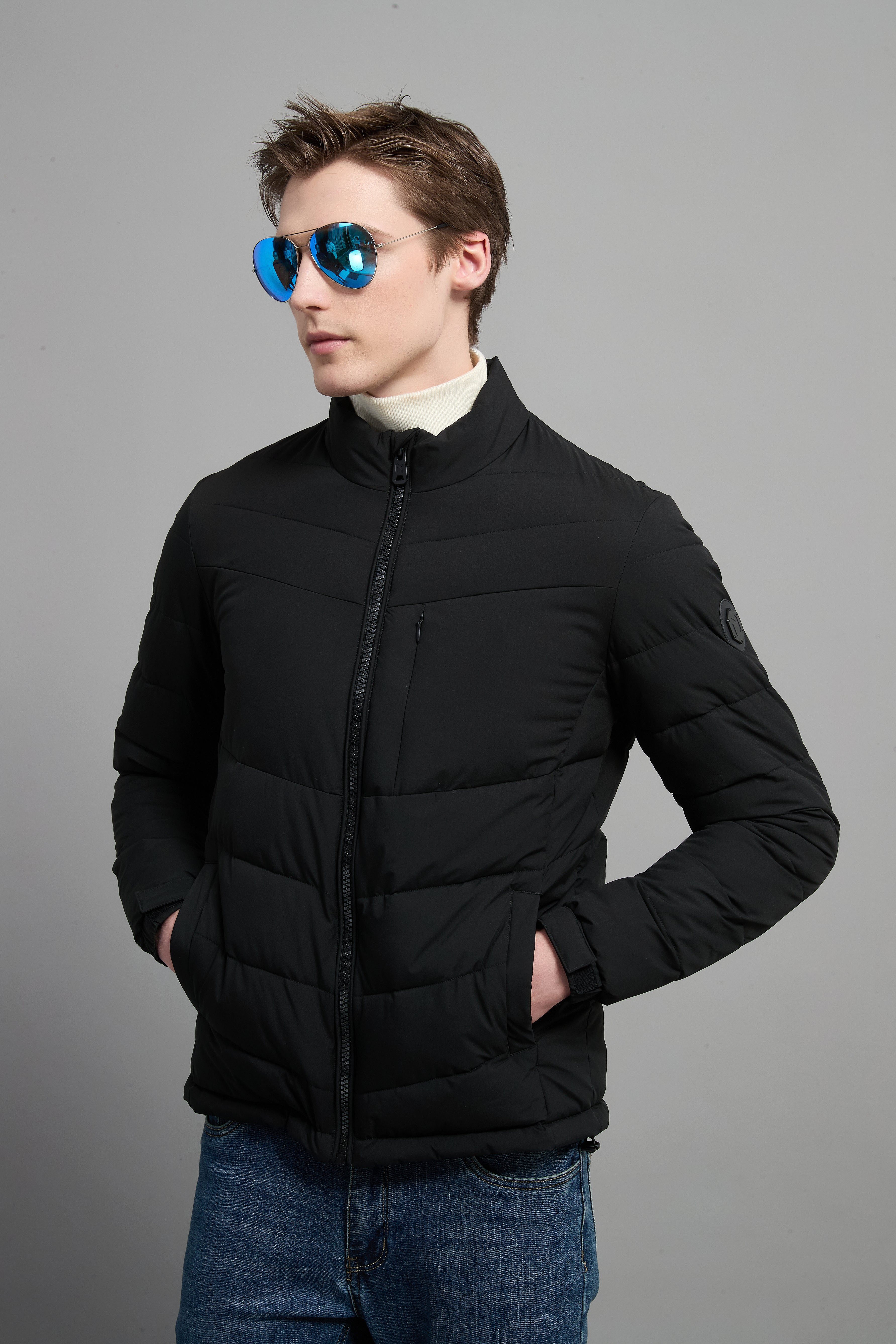 Bill Men Light Weight Insulated Jacket Black