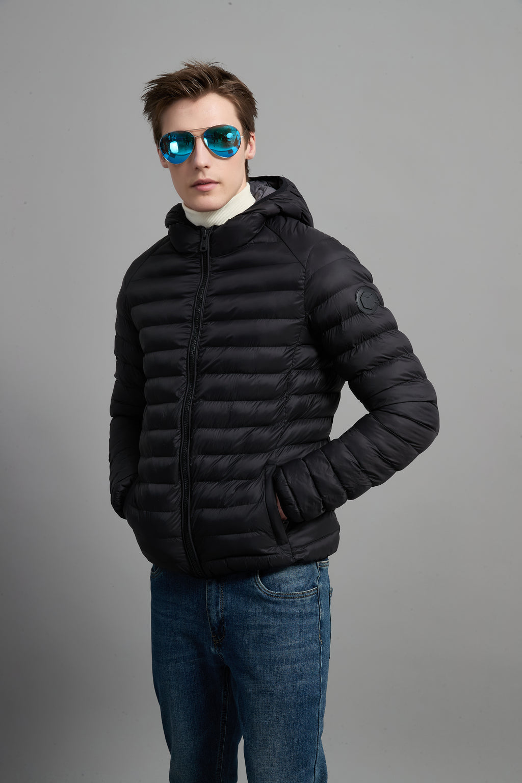 Barrie Men Light Weight Insulated Jacket Black