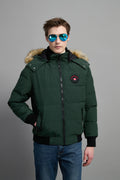 John Men Winter Down Jacket  Extreme Cold Protection Green