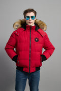 John Men Winter Down Jacket  Extreme Cold Protection Red