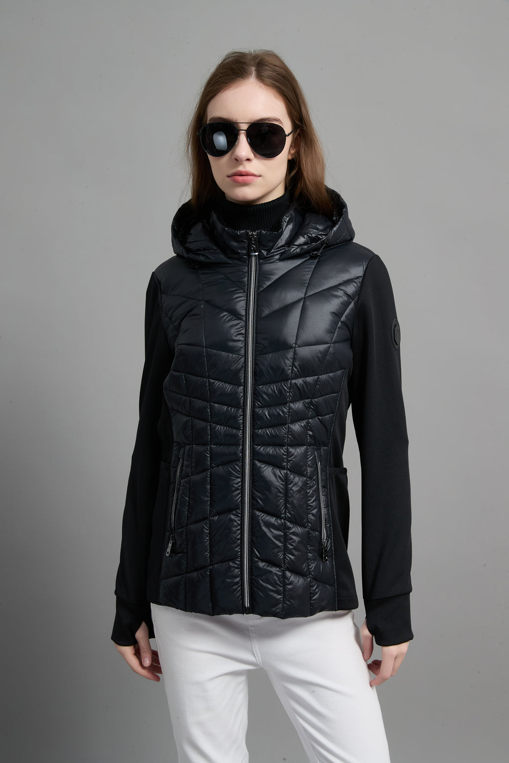 Aurora Ladies Light Weight Insulated Jacket Black